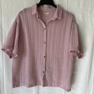 BILLABONG -  Largo Beach Overshirt - Amethyst Smoke - Summer/Beach Shirt Small